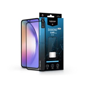 Samsung SM-A556 Galaxy A55 edzett üveg képernyővédő fólia - MyScreen Protector  Diamond  Glass Lite Edge2.5D Full Glue - fekete