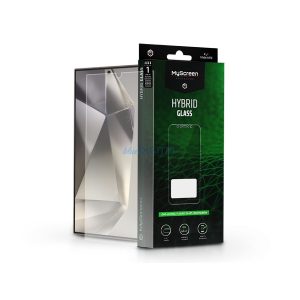 Samsung SM-S928 Galaxy S24 Ultra rugalmas üveg képernyővédő fólia - MyScreen    Protector Hybrid Glass Green - átlátszó