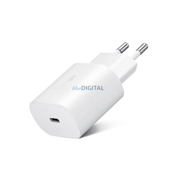 Samsung gyári USB hálózati töltő adapter Type-C bemenettel - 25W - EP-TA800EWE  PD.3.0 Super Fast Charging - fehér (ECO csomagolás)