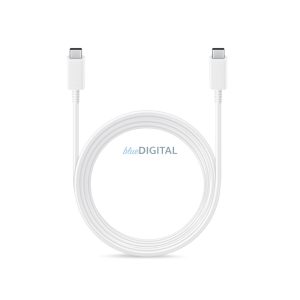 Samsung gyári USB Type-C - USB Type-C adat- és töltőkábel 180 cm-es vezetékkel -5A - EP-DX510JWE - fehér (ECO csomagolás)