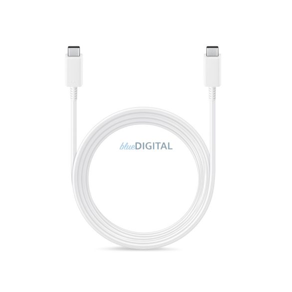 Samsung gyári USB Type-C - USB Type-C adat- és töltőkábel 180 cm-es vezetékkel -5A - EP-DX510JWE - fehér (ECO csomagolás)