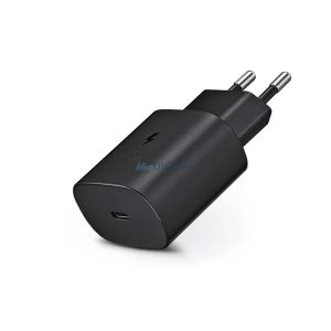 Samsung gyári USB hálózati töltő adapter Type-C bemenettel - 25W - EP-TA800EBE  PD.3.0 Super Fast Charging - fekete (ECO csomagolás)