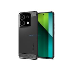   Spigen Rugged Armor ütésálló tok - Xiaomi Redmi Note 13 Pro 5G/Poco X6 5G - fekete