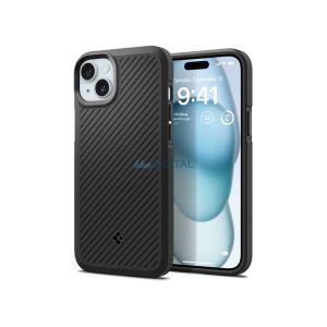 Apple iPhone 15 Plus ütésálló hátlap - Spigen Core Armor - fekete