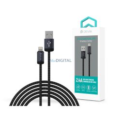   Devia Gracious Series v2 12W USB/Lightning adat-és töltőkábel 2m - fekete