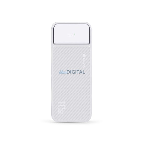 Devia Smart Series Digital Display PD 20W powerbank - 10.000 mAh - fehér