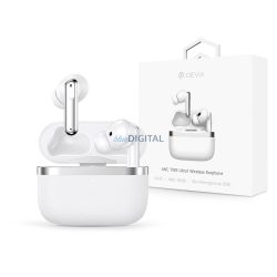Devia TWS-Ultra-1 ANC Bluetooth sztereó headset - fehér