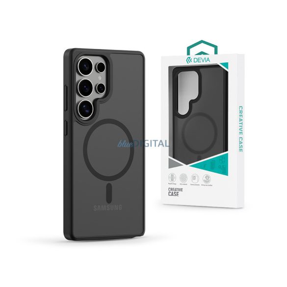 Devia Pino Series Magnetic ütésálló tok - Samsung SM-S936 Galaxy S25+ - fekete