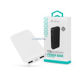   Devia Kintone Series V2 - 2xUSB + Type-C + microUSB - powerbank - 20.000 mAh - fehér