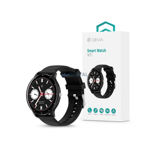 Devia WT1 Smart Watch okosóra - fekete