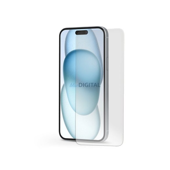 Apple iPhone 15 Plus üveg képernyővédő fólia - Tempered Glass Screen Pro Plus   2.5D - 1 db/csomag - ECO csomagolás