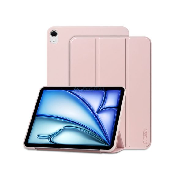 Apple iPad Air 4 / 5 (2020/2022) 10.9 / iPad Air 6 (2024) 11.0 tablet tok       (SmartCase) on/off funkcióval - Tech-Protect - rózsaszín (ECO csomagolás)