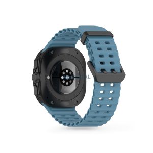 Tech-Protect IconBand Pro - Samsung Galaxy Watch Ultra (47 mm-es) szilikon sportszíj - kék