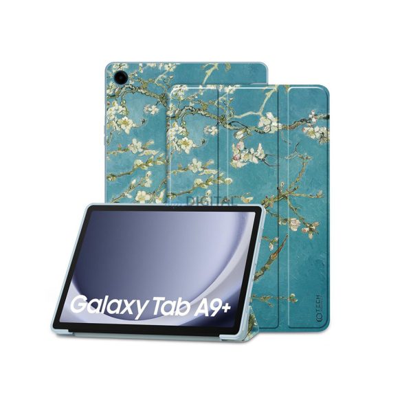 Samsung X210/X215/X216 Galaxy Tab A9+ 11.0 tablet tok (Smart Case) on/off       funkcióval - Tech-Protect - sakura (ECO csomagolás)