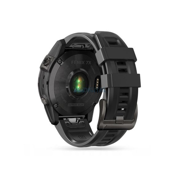 Garmin Fenix 3 / 5X / 3HR / 5X Plus / 6X / 6X Pro / 7X szilikon sport óraszíj - Tech-Protect IconBand - fekete