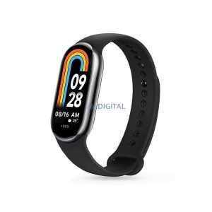 Tech-Protect IconBand - Xiaomi Smart Band 8 / 9 / NFC szilikon szíj - fekete