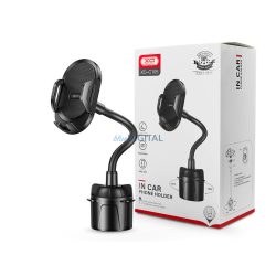 XO C105 autós tartó pohártartóba - fekete