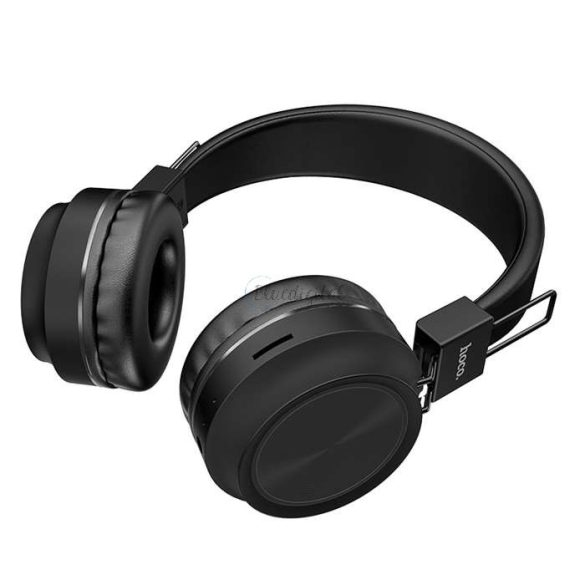 HOCO Wireless Bluetooth sztereó fejhallgató beépített mikrofonnal - HOCO W25 Promise Deep Bass Wireless - fekete