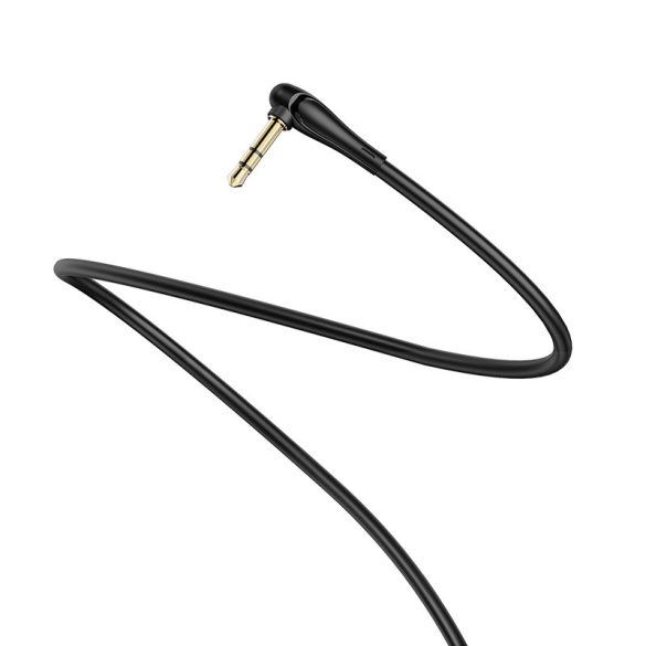 HOCO 3,5 - 3,5 mm jack audio kábel 2 m-es vezetékkel - HOCO UPA14 Aux Audio Cable - fekete