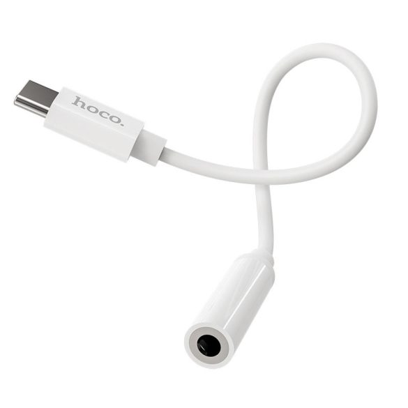 HOCO USB Type-C - 3.5 mm jack adapter - HOCO LS30 Type-C Digital 3.5 Audio      Converter - fehér