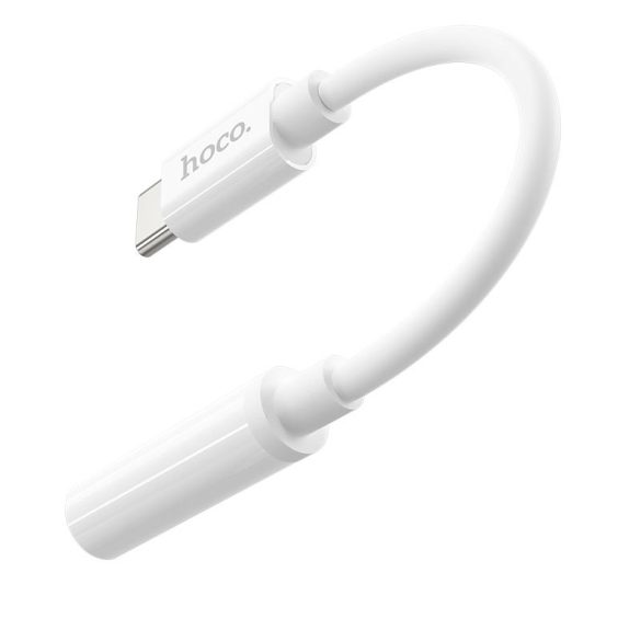 HOCO USB Type-C - 3.5 mm jack adapter - HOCO LS30 Type-C Digital 3.5 Audio      Converter - fehér