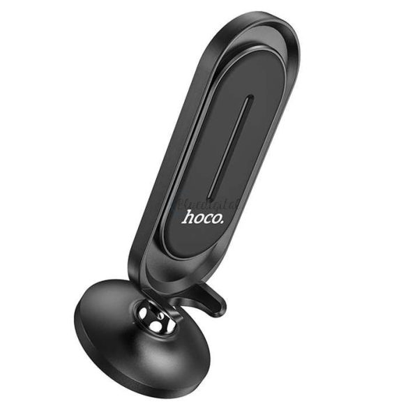 Univerzális műszerfalra helyezhető mágneses PDA/GSM autós tartó 4,7-6,5" méretű készülékhez - HOCO CA78 Magnetic Car Holder - fekete