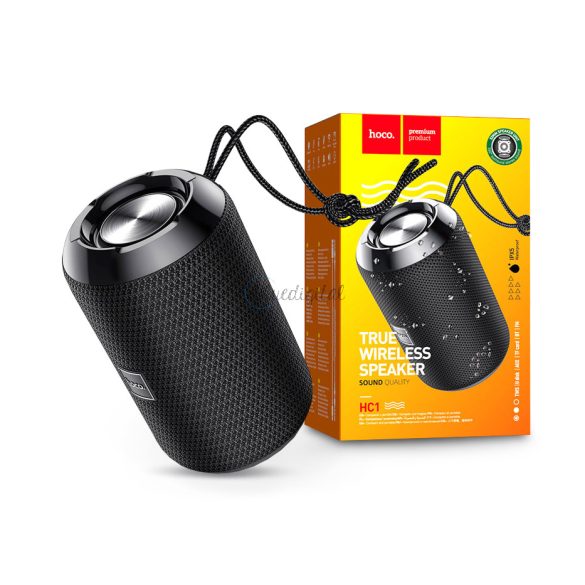 HOCO vezeték nélküli bluetooth hangszóró - HOCO HC1 Trendy Sound True Wireless  Speaker - fekete