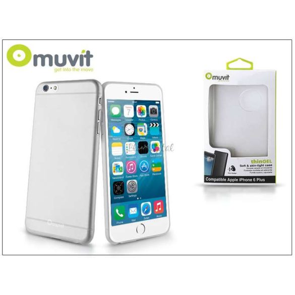 Apple iPhone 6 Plus/6S Plus szilikon hátlap - Muvit ThinGel - átlátszó