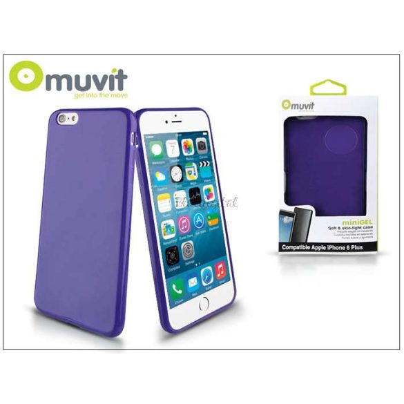 Apple iPhone 6 Plus/6S Plus hátlap - Muvit miniGel - lila
