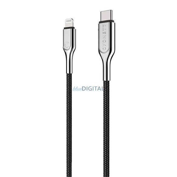 Kábel USB-C Lightning Cygnett Armor 12W 1m (fekete)