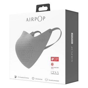 AirPop Eredeti szmogellenes maszk sötétszürke