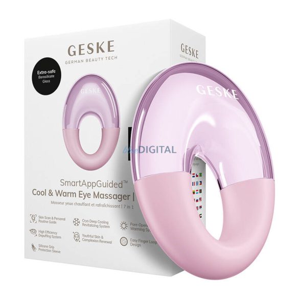 Geske Cool & Warm Eye Massager 7 az 1-ben (rózsaszín)