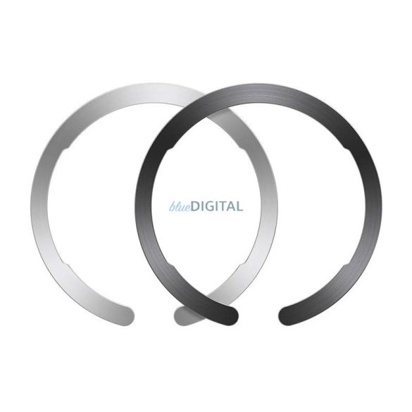 AdapterMagsafe ESR HaloLock Ring okostelefon 2db (fekete/ezüst)