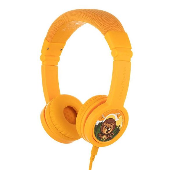 Vezetékes fejhallgató gyerekeknek Buddyphones Explore Plus (Sárga)