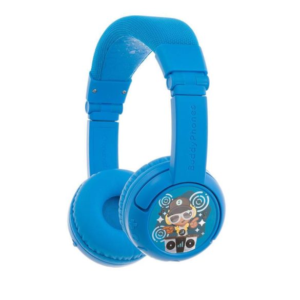 Vezeték nélküli fejhallgató gyerekeknek Buddyphones PlayPlus (kék)