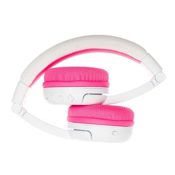 Vezeték nélküli fejhallgató gyerekeknek BuddyPhones School+ (rózsaszín)