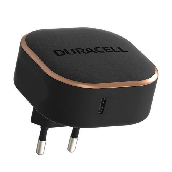 Duracell hálózati töltő 1xUSB-C csatlakozóval 20W (fekete)