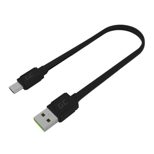 USB kábel - USB-C Green Cell GCmatte, 25cm, Ultra Charge, QC 3.0, Ultra Charge, QC 3.0