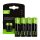 Green Cell újratölthető elem 4x AA R6 2600mAh 2600mAh