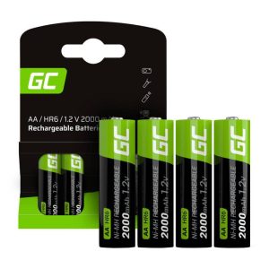 Green Cell újratölthető elem 4x AA HR6 2000 mAh