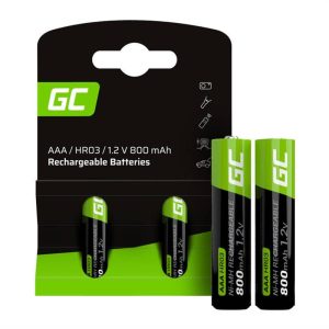 Green Cell újratölthető elem 2x AAA HR03 800mAh