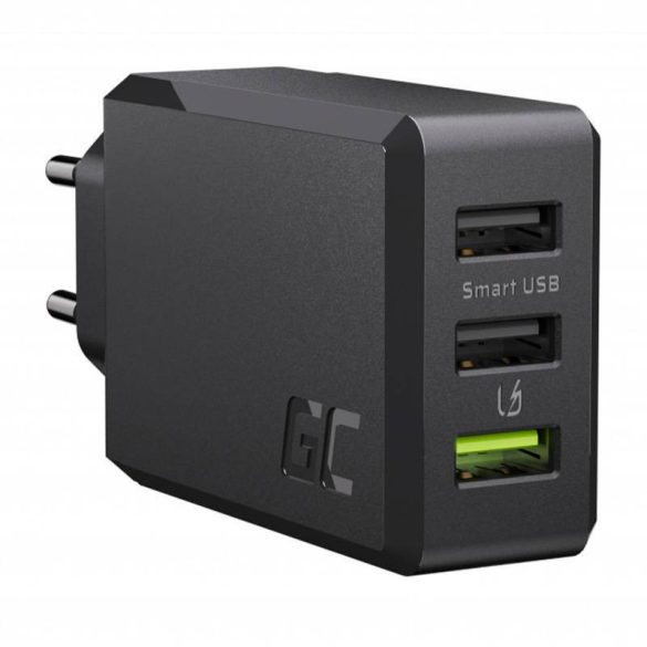 Vezeték nélküli töltő Green Cell GC ChargeSource 3 3xUSB 30W Ultra Charge és Smart Charge töltővel