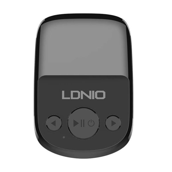 LDNIO C706Q autós töltő és FM transzmitter 2xUSB-A és 1xUSB-C és AUX csatlakozóval és USB-A - Type-C kábellel