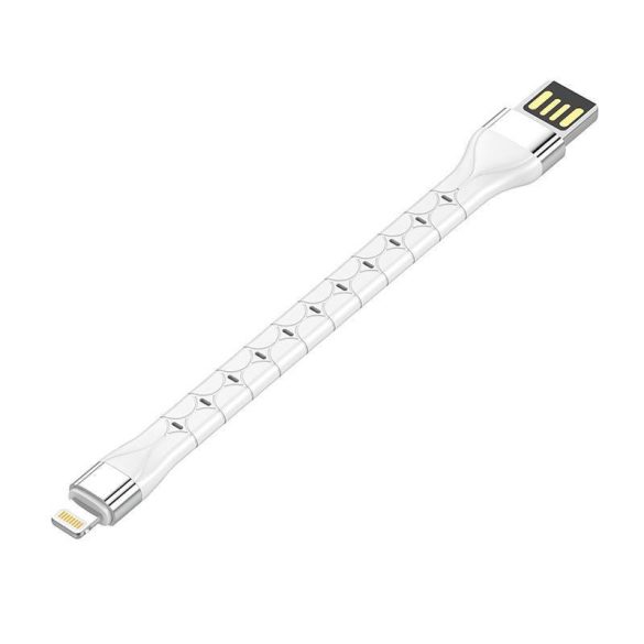 LDNIO LS50 0,15m USB - Lightning kábel (fehér)