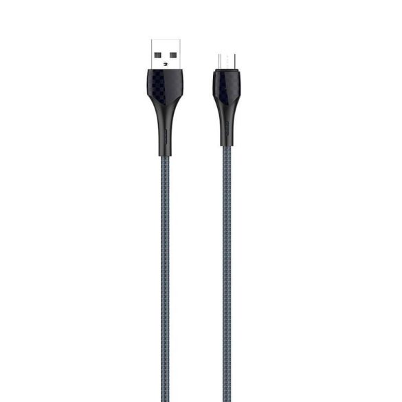 LDNIO LS521 1m USB - Micro USB kábel (szürke-kék)
