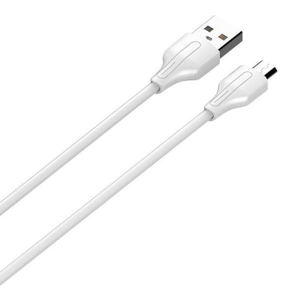 USB-Micro USB kábel LDNIO LS542, 2.1A, 2m (fehér)