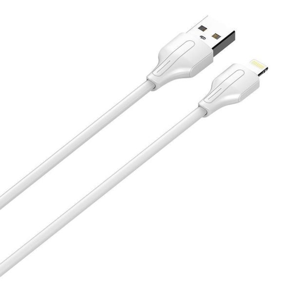 USB Lightning kábel LDNIO LS543, 2.1A, 1m (fehér)