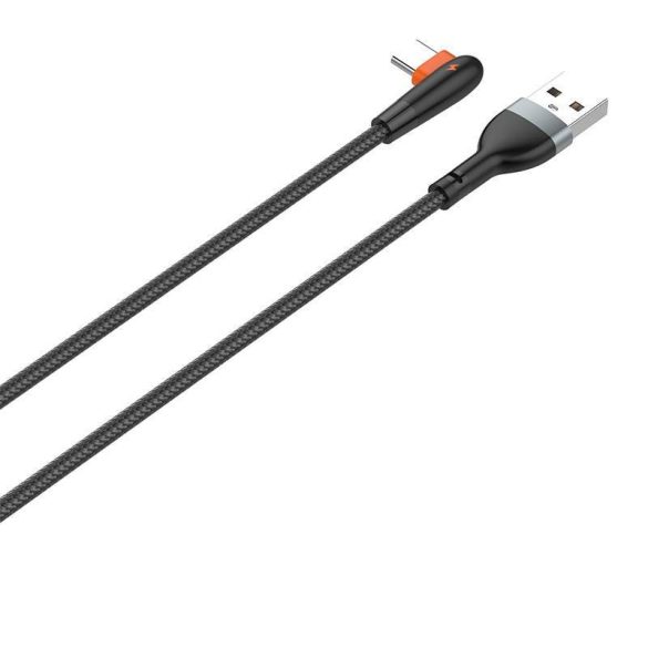 Kábel USB-ről USB-C-re LDNIO LS561, 2,4A, 1m (fekete)