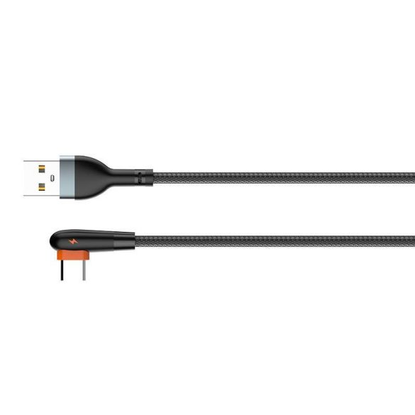 Kábel USB-ről USB-C-re LDNIO LS561, 2,4A, 1m (fekete)