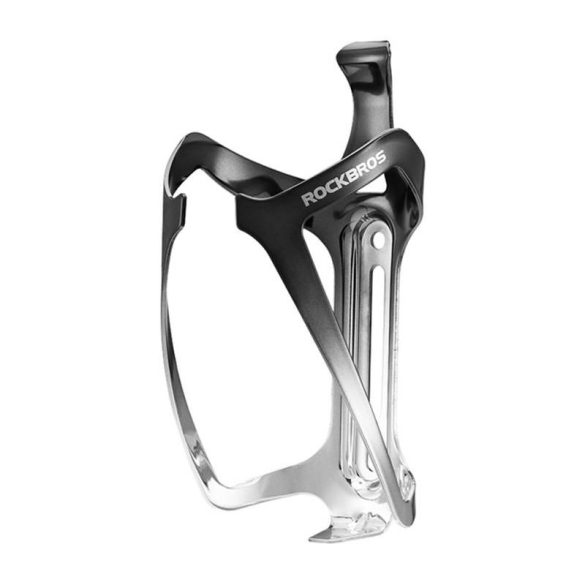 Kerékpár palacktartó Rockbros RKL02-BS (fekete és ezüst)